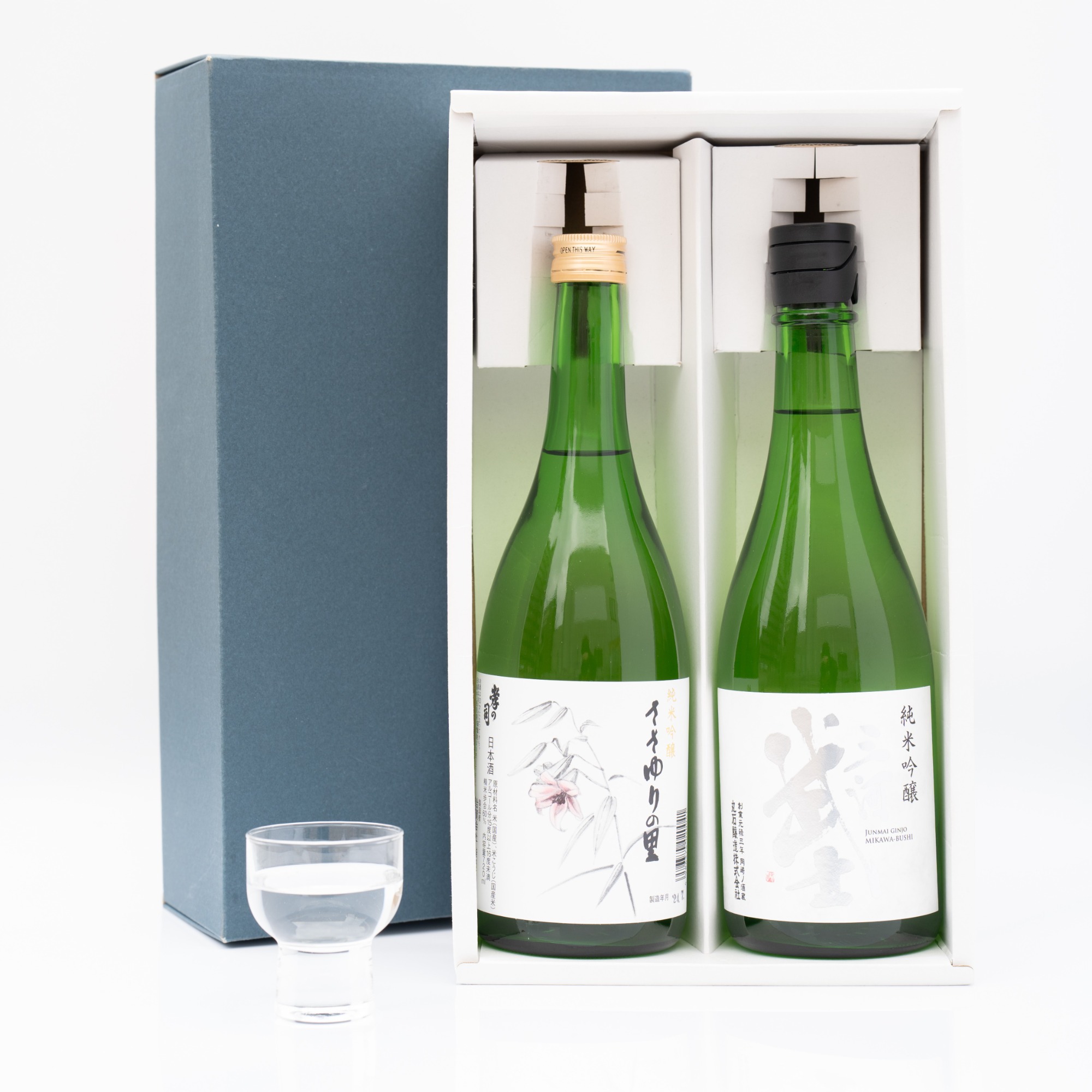 岡崎の地酒(純米吟醸) ささゆりの里・三河武士 2種飲み比べセット